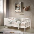 PETITE AMÉLIE PEUTERBED PLUME 140X70 WIT INCLUSIEF MATRAS, Kinderen en Baby's, Kinderkamer | Bedden, Ophalen, 70 tot 85 cm, 140 tot 160 cm