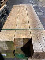 Hardhout-Basralocus-palen-tuinbank-hekwerk-staanders-295x295, Tuin en Terras, Ophalen, Palen, Nieuw, Hardhout