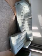 Bank; 3 zits met chaise longue, Ophalen, Stof, 75 tot 100 cm, 200 tot 250 cm