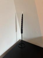 Zwarte Kandelaar, Huis en Inrichting, Woonaccessoires | Kandelaars en Kaarsen, Ophalen, Zwart, Zo goed als nieuw, Metaal