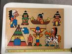 Puzzel Simplex met en zonder knopjes puzzel Indianen Wigwam, 2 tot 4 jaar, Gebruikt, 10 tot 50 stukjes, Ophalen of Verzenden