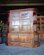 Antieke Organische winkelkast | Museumkast halfrond #2708, Antiek en Kunst, Antiek | Meubels | Kasten, Ophalen of Verzenden