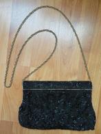 Tasje met zwarte kraaltjes, Ophalen of Verzenden, Dames, Onbekend