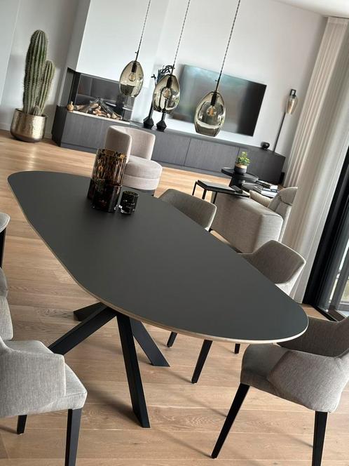 Moderne maatwerk eettafel, Huis en Inrichting, Tafels | Eettafels, 200 cm of meer, Vijf personen of meer, Rechthoekig, Ophalen of Verzenden