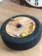 Unieke Tafel van Autoband, Overige materialen, Gebruikt, Rond, Minder dan 50 cm