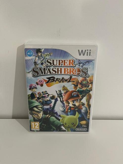 Super Smash Bros Brawl voor WII, Werkend, Spelcomputers en Games, Games | Nintendo Wii, Zo goed als nieuw, Vechten, 3 spelers of meer