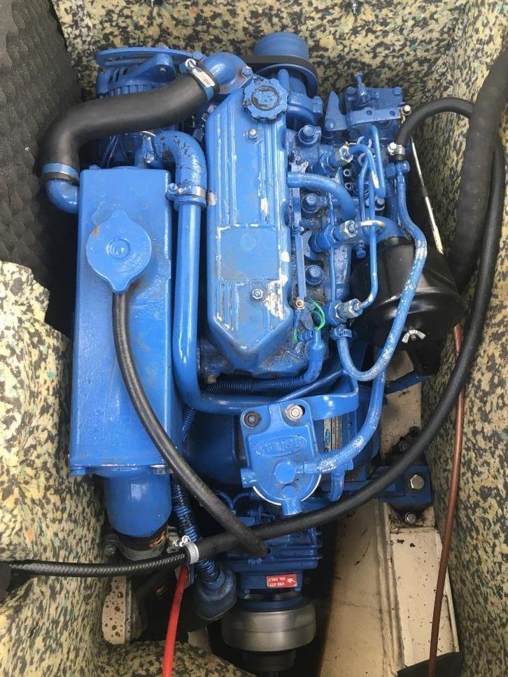 Sole 26 complete set, Watersport en Boten, Buiten- en Binnenboordmotoren, Gebruikt, Diesel, Binnenboordmotor, 10 tot 30 pk, Met afstandsbediening