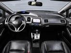 Honda Civic 1.3 Hybrid Elegance | Navi | Leder | Climate con, Auto's, Honda, Gebruikt, Zwart, Bedrijf, Hybride Elektrisch/Benzine