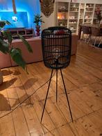 Kwantum vloerlamp zwart rotan, Huis en Inrichting, Ophalen of Verzenden, Zo goed als nieuw, 150 tot 200 cm