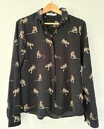 Blouse panter (Costes) maat 36, Ophalen of Verzenden, Zo goed als nieuw, Maat 36 (S), Zwart