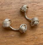 Zilveren manchetknopen, Sieraden, Tassen en Uiterlijk, Manchetknopen, Ophalen of Verzenden, Zo goed als nieuw, Zilver