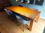 Eiken houten eettafel 230 x 100 x 78 cm, Huis en Inrichting, Tafels | Eettafels, Ophalen, Gebruikt, 100 tot 150 cm, Eikenhout