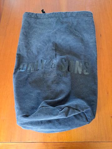 Canvas tas/plunjezak Only & Sons grijs  beschikbaar voor biedingen