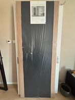 Svedex opdekdeur zwart, Ophalen, 80 tot 100 cm, 215 cm of meer, Binnendeur