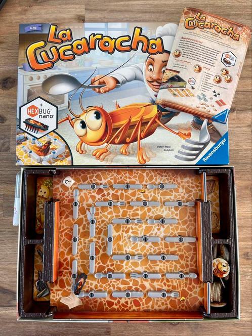 LA CUCARACHA + HEX BUG NANO, Hobby en Vrije tijd, Gezelschapsspellen | Bordspellen, Zo goed als nieuw, Ophalen of Verzenden