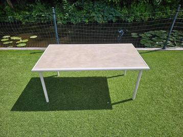 beige eettafel  tuintafel 150x80 westwing kwantum karwei  beschikbaar voor biedingen