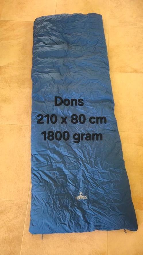 Nomad Blazer down slaapzak dons donzen, Caravans en Kamperen, Slaapzakken, Zo goed als nieuw, Ophalen of Verzenden