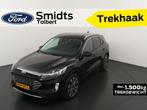 Ford Kuga Titanium X PHEV 225pk | 20"LM velgen | Trekhaak |, 14 kWh, Gebruikt, Zwart, 4 cilinders
