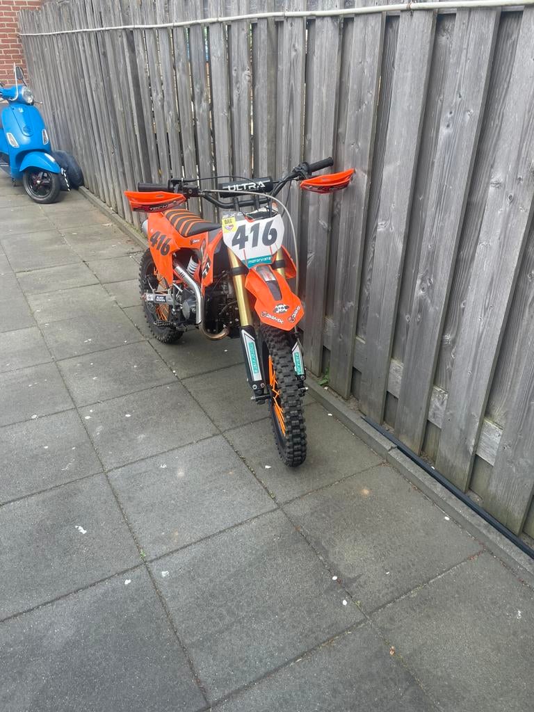 125cc pitbike, 125 cc, Zo goed als nieuw, 5 versnellingen, Ophalen