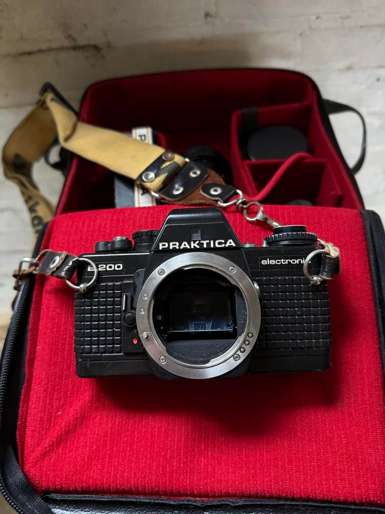 PRAKTICA B200 Analoge Spiegelreflexcamera, Audio, Tv en Foto, Fotocamera's Analoog, Ophalen of Verzenden, Gebruikt, Spiegelreflex