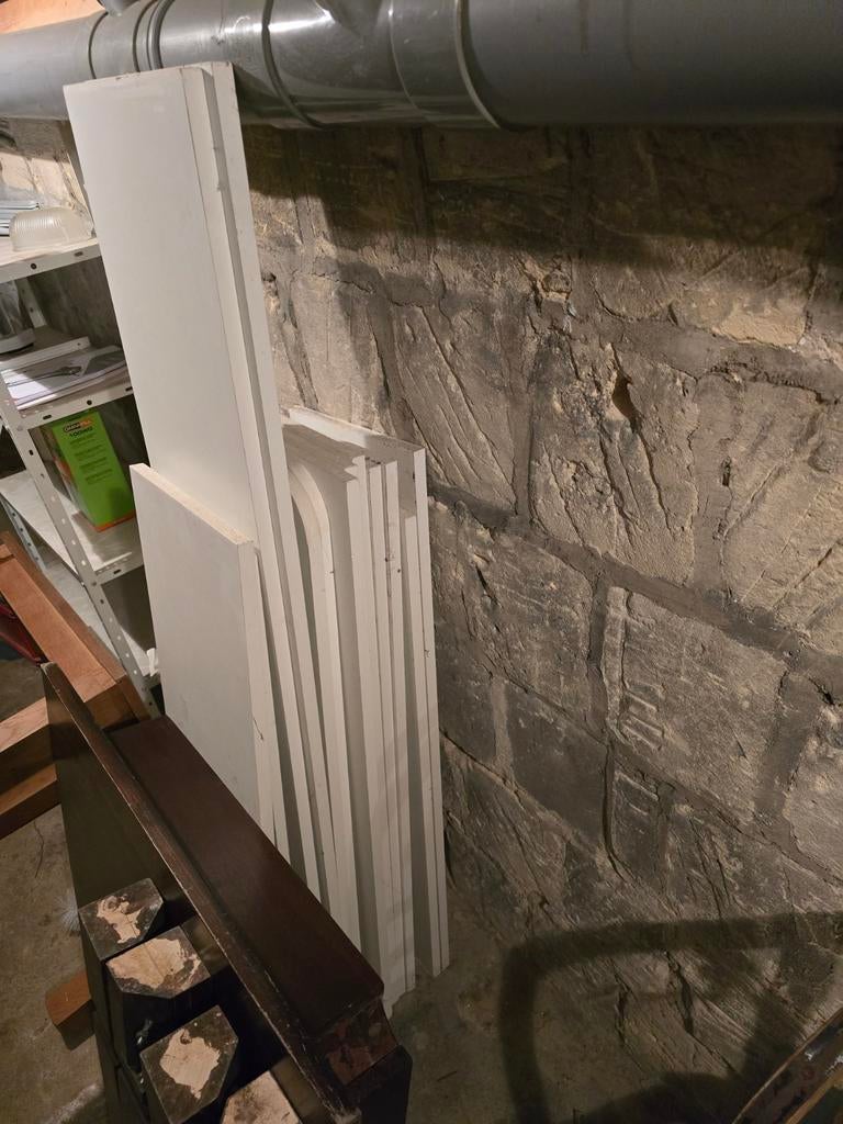 Houten planken diverse afmetingen, droog bewaard, Doe-het-zelf en Verbouw, Hout en Planken, Ophalen, Gebruikt, Minder dan 25 mm