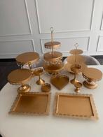 Gouden Sweet Table / Dessertset te koop, Ophalen of Verzenden, Zo goed als nieuw