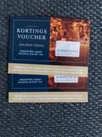2 Sauna vouchers, Tickets en Kaartjes, Kortingen en Cadeaubonnen, Twee personen, Cadeaubon, Spa of Sauna