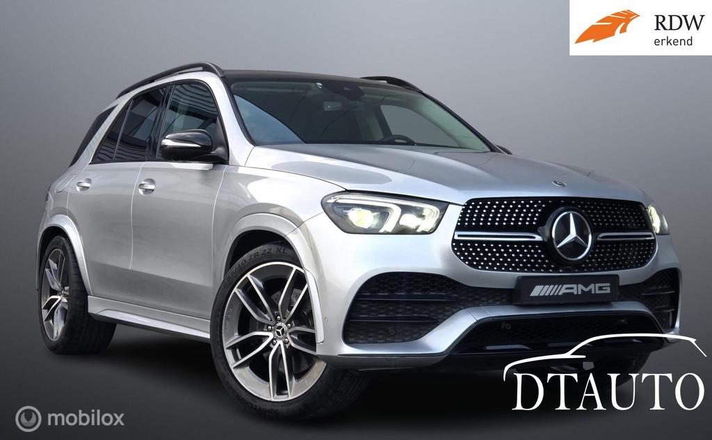 Mercedes GLE-400d V6 AMG Pano Lucht Night Vol Grijs Kenteken, Gebruikt, 2925 cc, 330 pk, Bedrijf