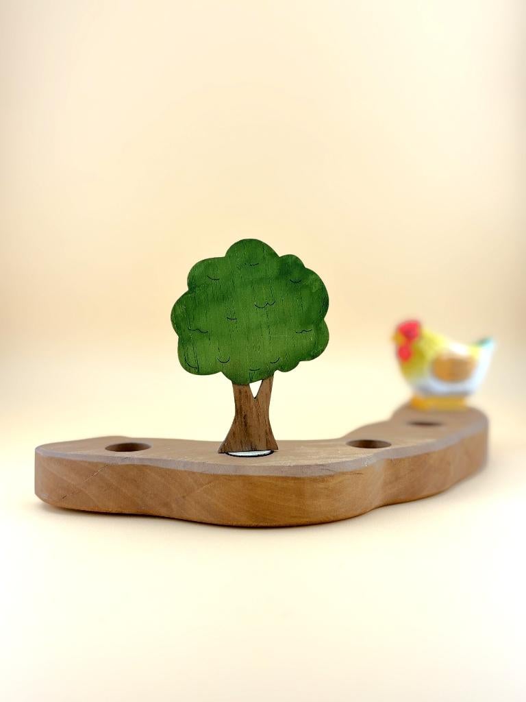 steker houten boom voor jaarring, Ophalen of Verzenden, Nieuw