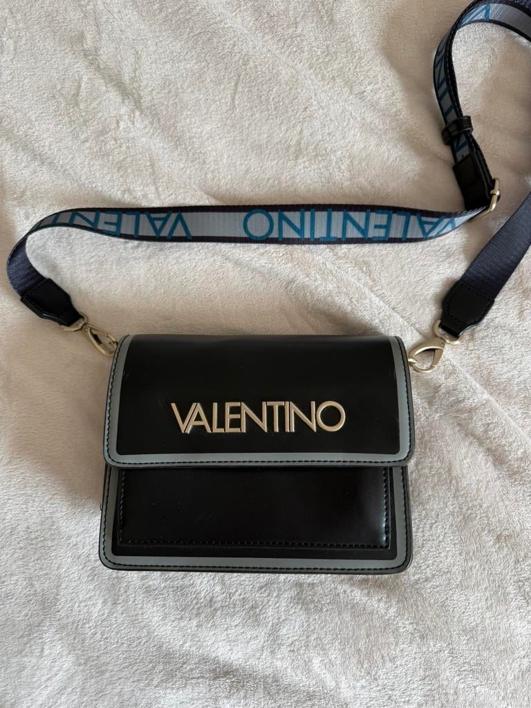 Valentino schoudertas, Ophalen of Verzenden, Gebruikt, Zwart, Overige merken