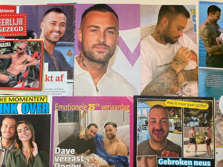 50 knipsels over Dave Roelvink, Verzamelen, Tijdschriften, Kranten en Knipsels, Knipsel(s), Nederland, 1980 tot heden, Ophalen of Verzenden