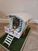 Unieke Pipowagen - Handgemaakt en Gedetailleerd, Ophalen of Verzenden, Zo goed als nieuw, Poppenhuis
