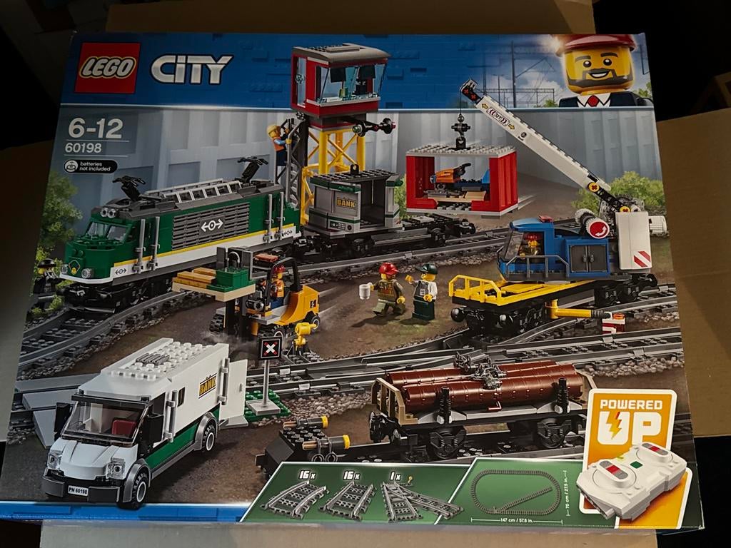 Nieuwe LEGO City 60198 Vrachttrein - Geseald, Ophalen of Verzenden, Nieuw, Complete set, Lego