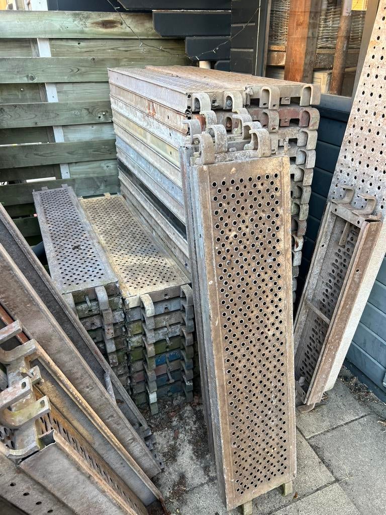 Rijplaten aanhanger staal diverse maten, Auto diversen, Ophalen of Verzenden, Zo goed als nieuw