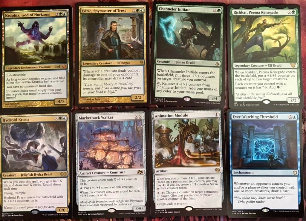 Magic the Gathering Simic Good Stuff EDH Commander deck MTG, Ophalen of Verzenden, Zo goed als nieuw, Speeldeck
