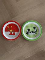 Leuke kinderbordjes met eland en Jip & Janneke, Overige materialen, Gebruikt, Ophalen of Verzenden, Bord(en)