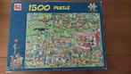 Jan van haasteren puzzel 1500 stukjes, Ascot paardenrace, Ophalen of Verzenden, 500 t/m 1500 stukjes, Zo goed als nieuw