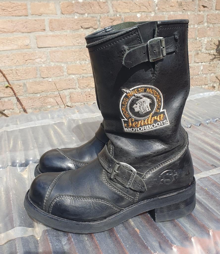 Sendra stoere motorlaarzen maat 42, Kleding | Heren, Schoenen, Sendra, Zwart, Boots, Ophalen of Verzenden