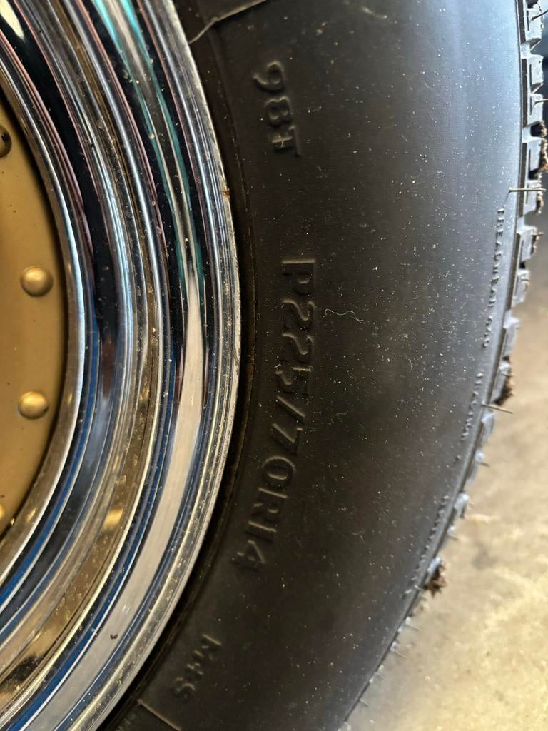 Breedset USA Velgen voor Chevy Van G20 (1970-1995), Banden en Velgen, Ophalen of Verzenden, All Season, Bestelwagen