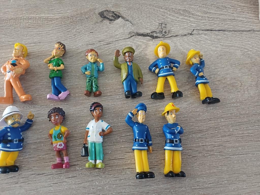 Sam de brandweerman poppetjes  / 11 stuks, Kinderen en Baby's, Speelgoed | Actiefiguren, Ophalen of Verzenden