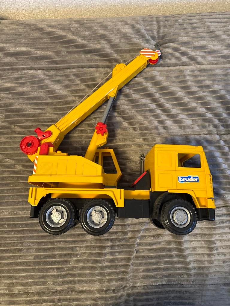 Bruder Kraanwagen - Speelgoed Kraan, Ophalen, Gebruikt