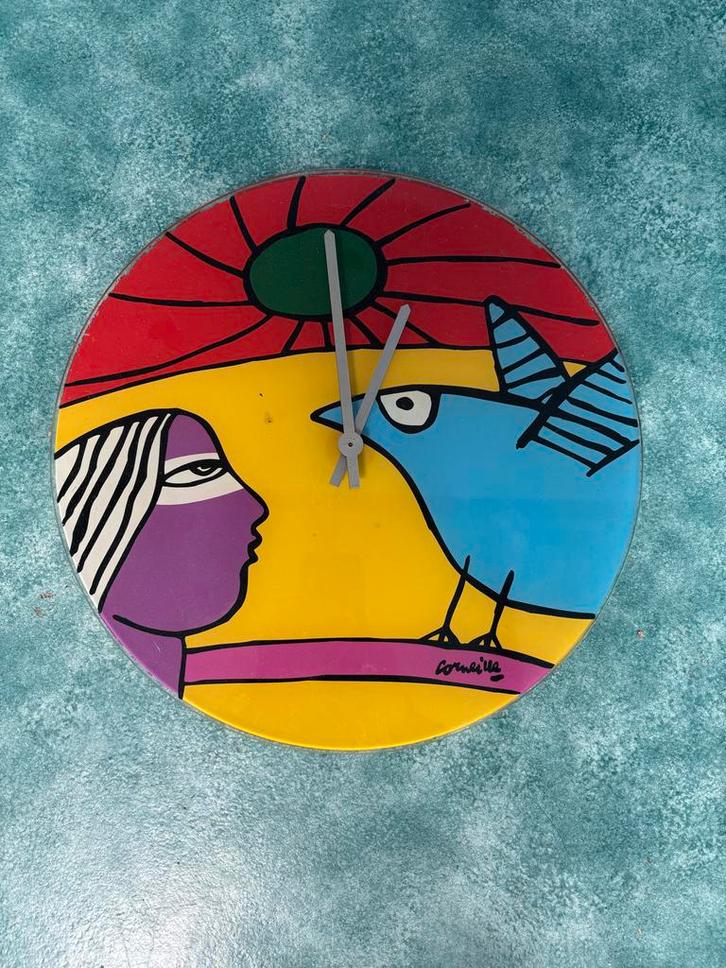 Kleurrijke kunstenaarsklok van Corneille, Antiek en Kunst, Antiek | Klokken, Ophalen