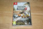 Construction Simulator 4 (Switch) NIEUW in seal, 1 speler, Ophalen of Verzenden, Nintendo Benelux, Td@nintendo.nl