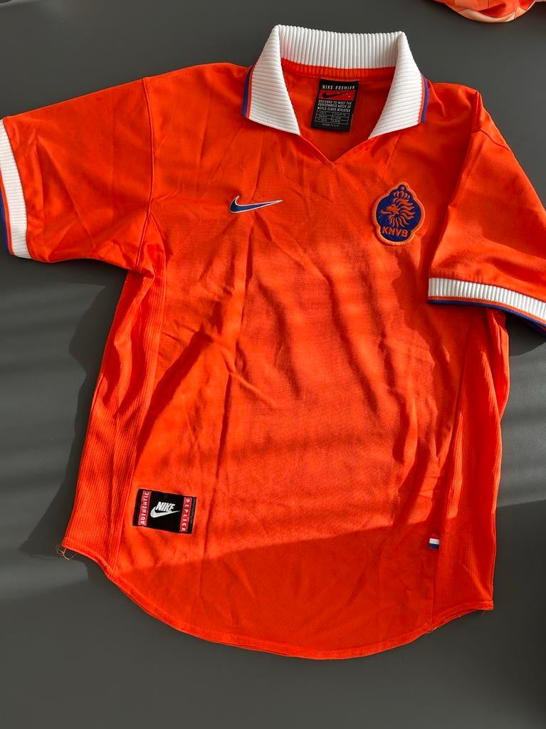 Nike Nederland EK 1996 Shirt #2 Vintage M KNVB, Maat M, Ophalen, Gebruikt, Shirt