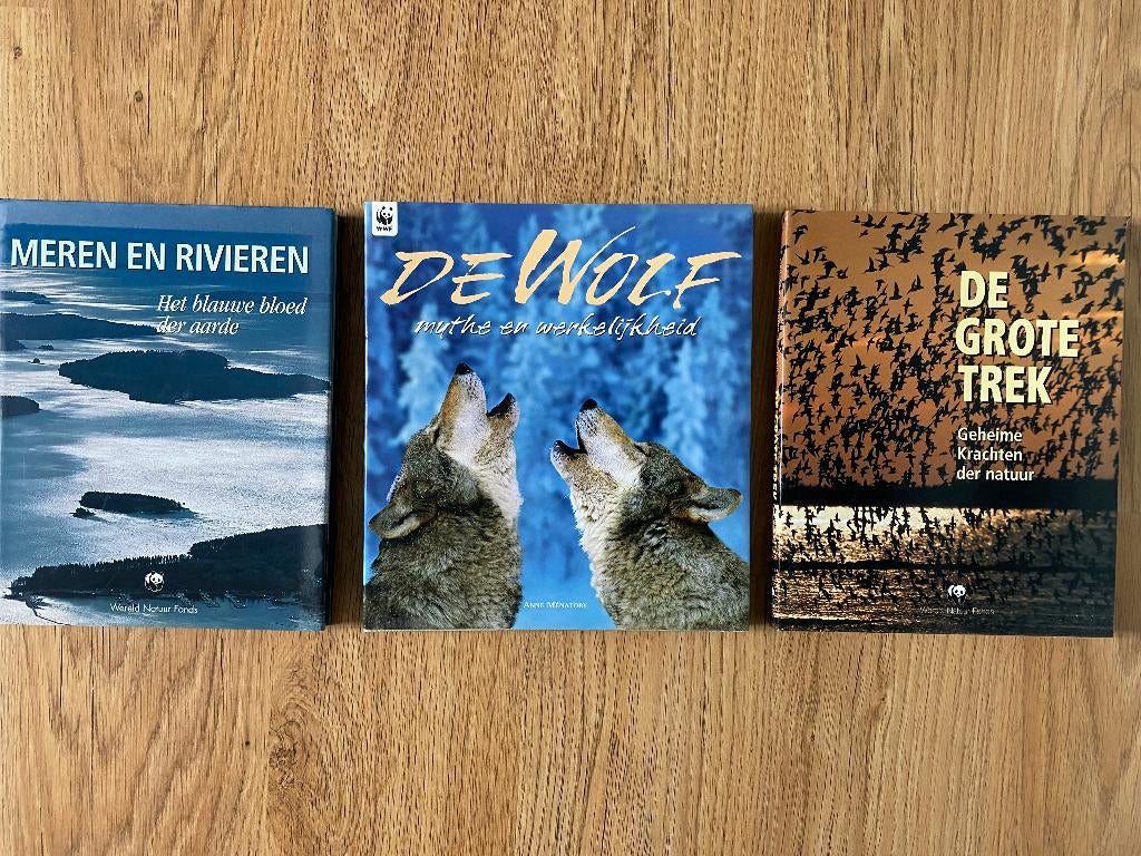 3 boeken Wereld Natuur Fonds, Ophalen, Zo goed als nieuw, Natuur algemeen