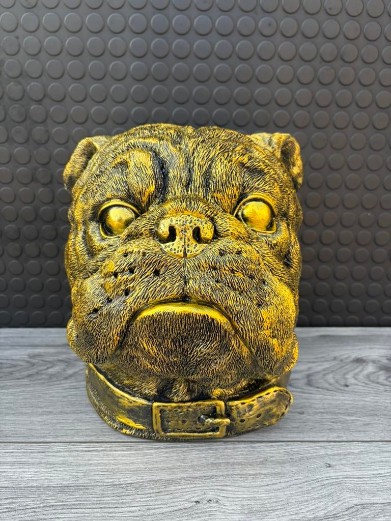 engelse bulldog buste 32x27x31cm/Nieuw!, Ophalen of Verzenden, Nieuw, Dier
