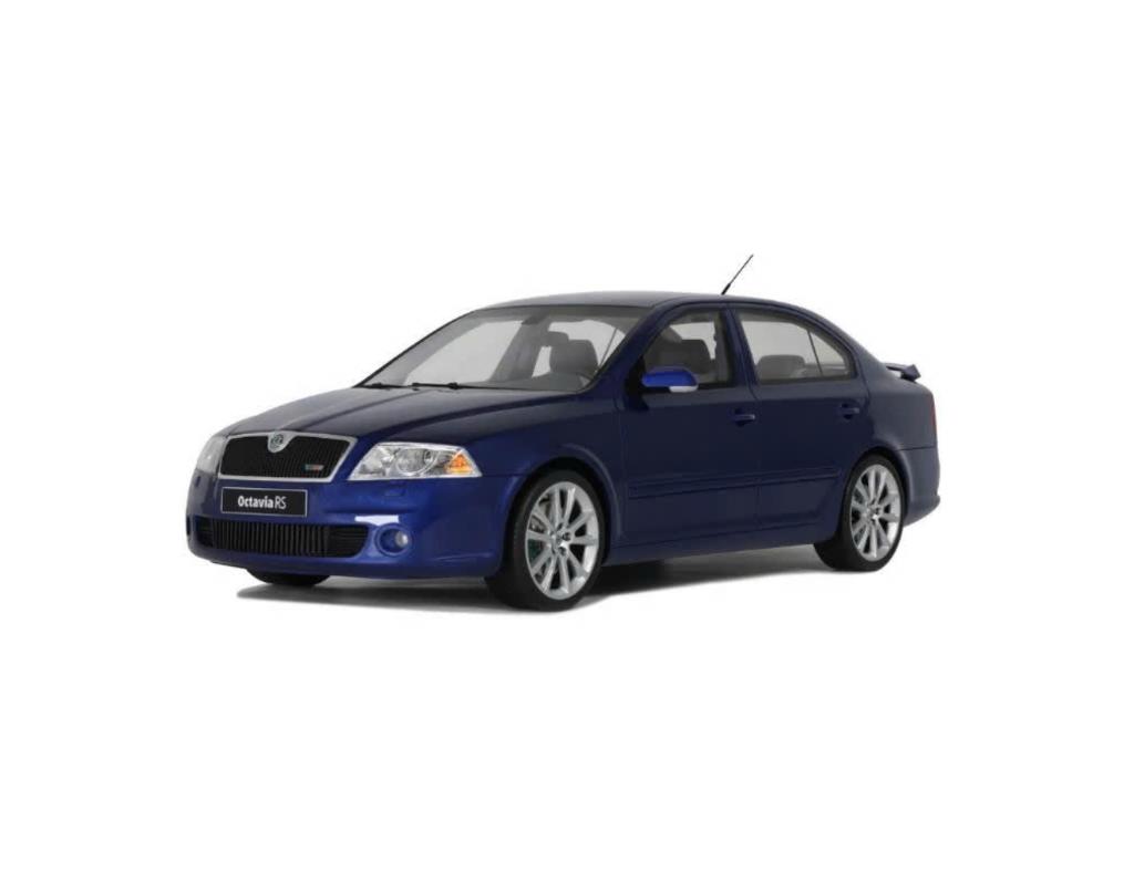 Skoda Octavia RS 2.0 TFSi Blauw 2006 OTTO MOBILE 1/18 OT478