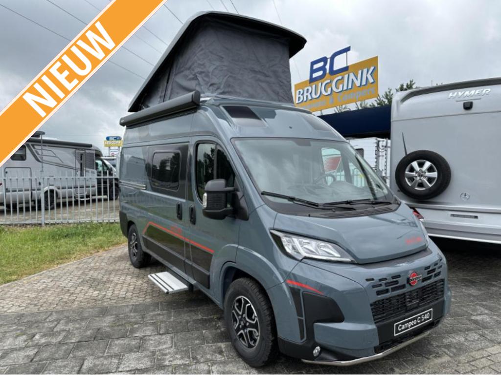 Bürstner Campeo Skyline 540 AUTOMAAT & SLAA, Caravans en Kamperen, Campers, Automaat, Ringverwarming, Fiat, Koelkast