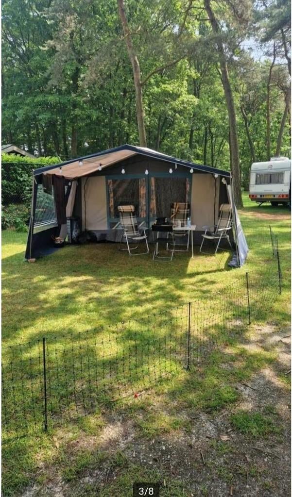 Zeer ruime vouwwagen scout Pivo te koop!, Blauw, Aanwezig, Meer dan 6, Ophalen