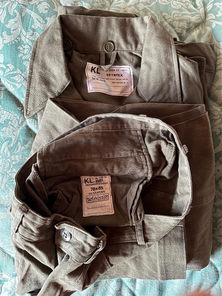 militaire kleding KL, Ophalen of Verzenden, Landmacht, Nederland, Kleding of Schoenen